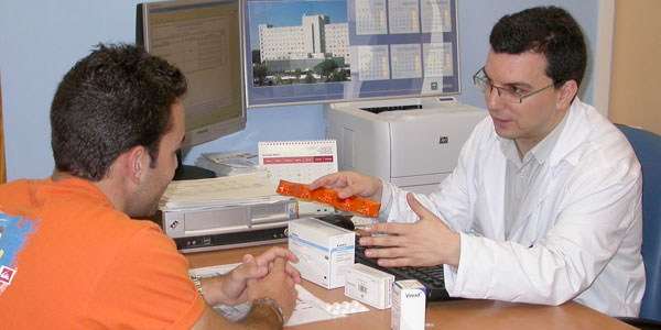 Consumo de medicamentos en hospitales.