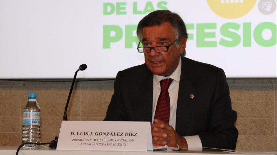 Luis González Díez, presidente del Colegio Oficial de Farmacéuticos de Madrid (COFM).