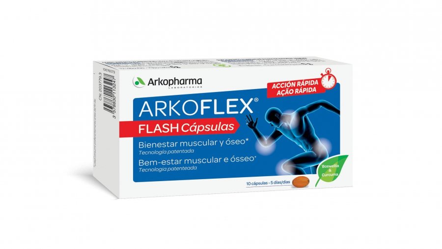 Arkoflex Flash en cápsulas.