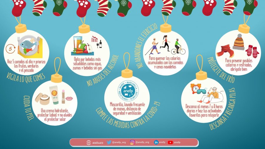 Consejos para una navidad responsable y saludable