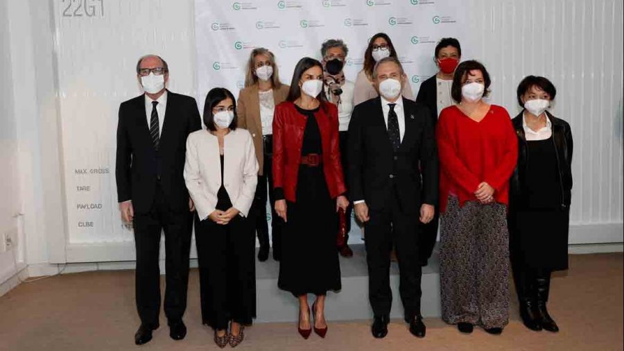 Durante el acto de la AECC por el Día Mundial del Cáncer.