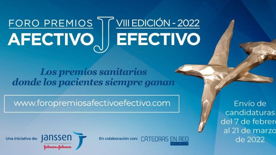 Cartel de la VIII Edición del Foro Premios Afectivo-Efectivo.