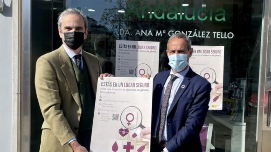 Farmacias de Cádiz contra la violencia de género.