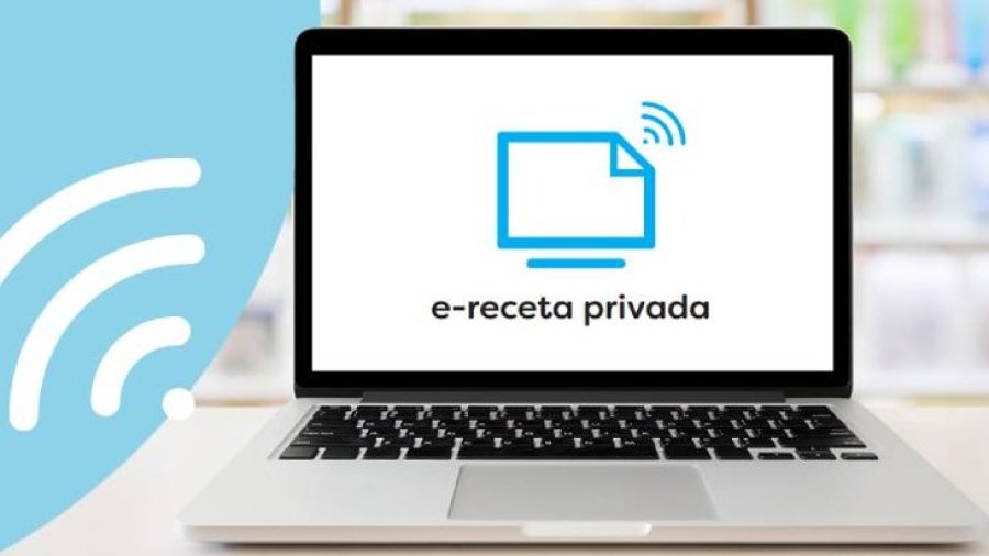 Página web del Sistema de Receta Electrónica Privada.