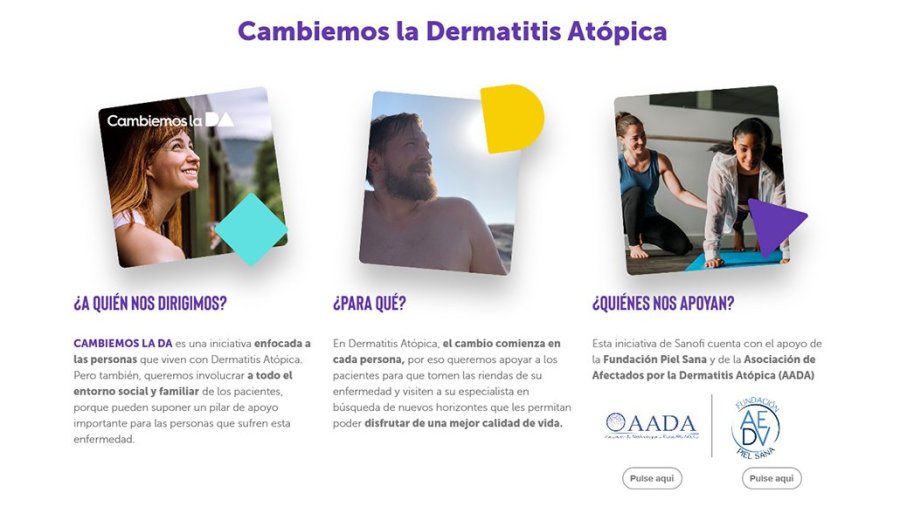 Historias con luz dermatitis atópica