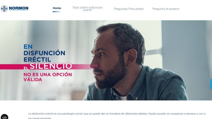 Normon campaña disfunción eréctil.