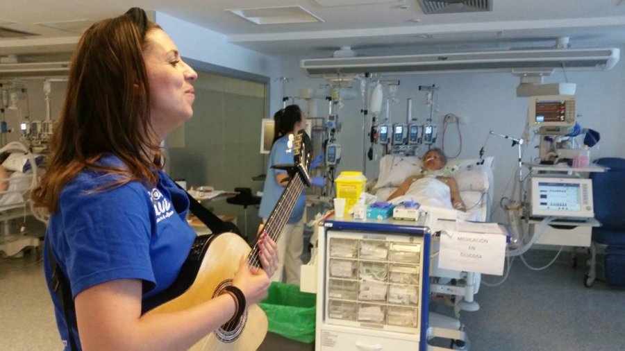 Música en estancias hospitalarias.