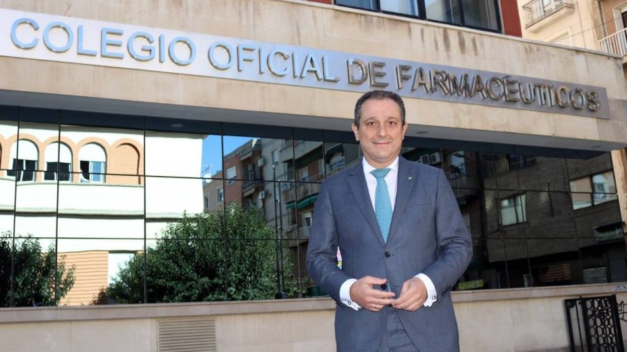 Juan Pedro Rísquez Madridejos, presidente del Colegio de Farmacéuticos de Jaén.