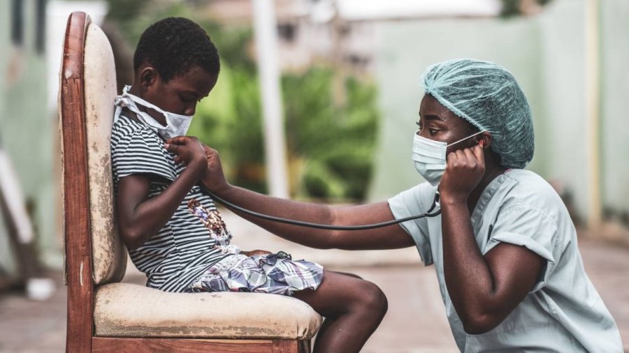 Casos de paludismo en África.