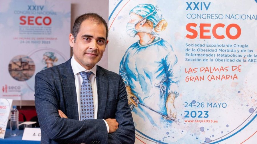 Amador García, nuevo presidente de la Sociedad Española de Cirugía de la Obesidad.