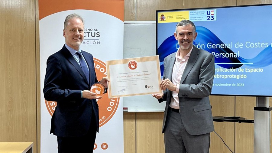 La Fundación Freno al Ictus premia a la Dirección General de Costes de Personal
