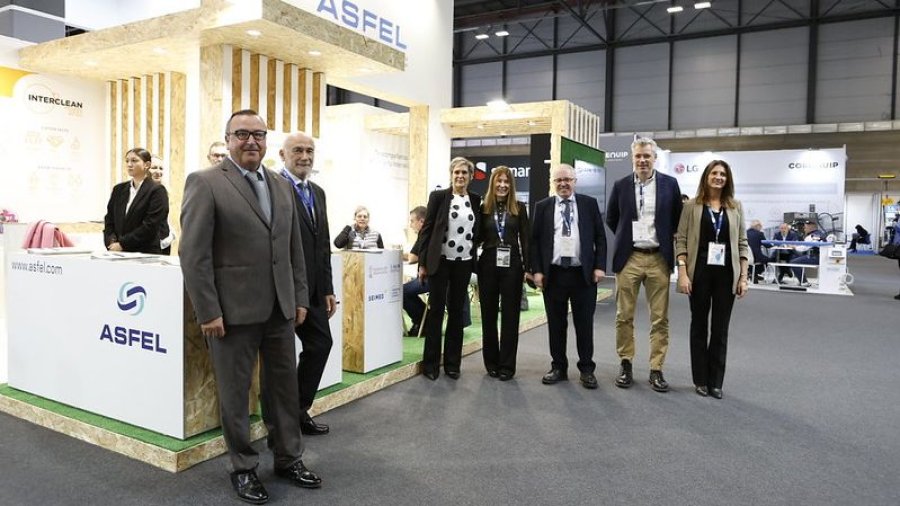 Stand de ASFEL en la feria de Hygienalia 2023, la Feria de Limpieza e Higiene Profesional.