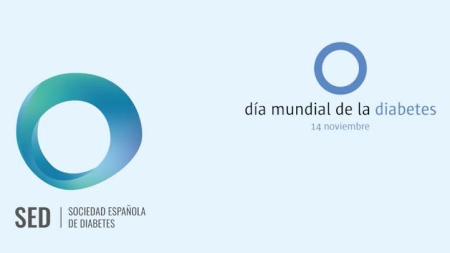 Logotipos de la SED y del Día Mundial de la Diabetes.