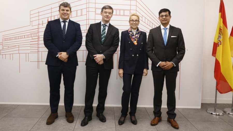 Alberto Martínez, Ingo Stender, Margarete Gosse y Sourabh Pagaria.