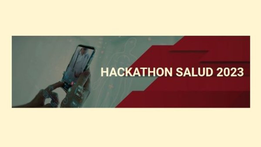 Cartel del Hackaton Salud 2023.