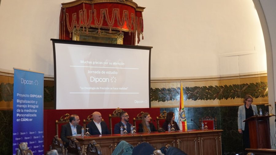 Momento del encuentro que organizó el estudio Dipcan en colaboración con Ilumina en la Real Academia Nacional de Medicina.