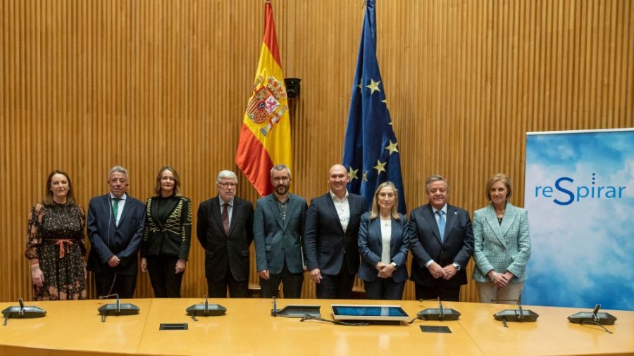 Presentación del proyecto Respirar en el Congreso de los Diputados.