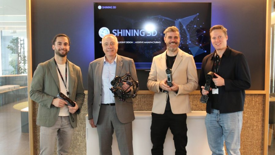 Presentación de la entrada de Shining en 3D DFactory, el ecosistema del Consorci de la Zona Franca de Barcelona.