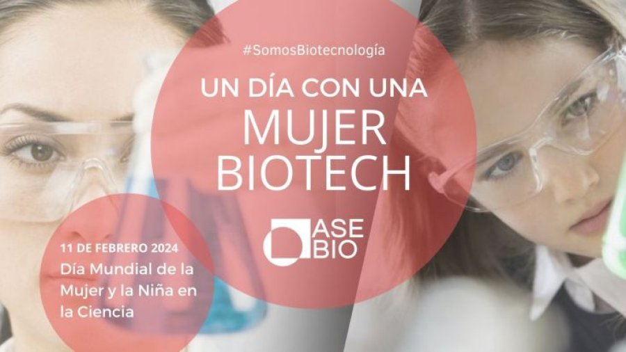 AseBio lanza la segunda edición de Un día con una #MujerBiotech en el marco del Día Mundial de la Mujer y la Niña en la Ciencia.