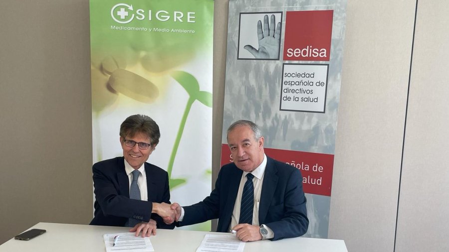 Humberto Arnés, presidente de Sigre; y José Soto Bonel, presidente de Sedisa.