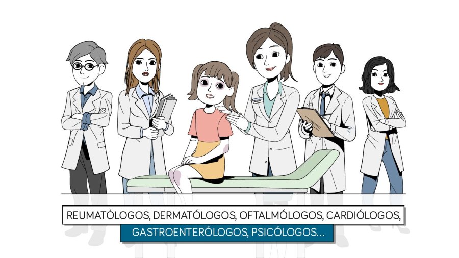 Los pacientes con dermatomiositis juvenil necesitan una atención multidisciplinar.