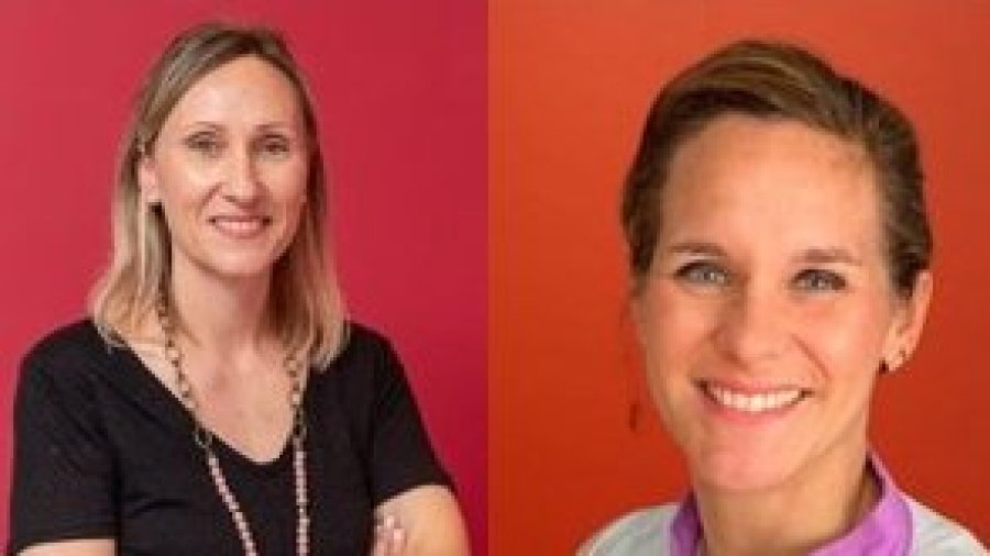 De izquierda a derecha: Irene Escudero Rivera y Ana Cárdeno Galván