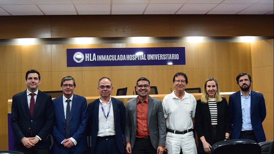 Presentación Unidad Lipedema HLA Inmaculada - Ponentes junto a Offrmann