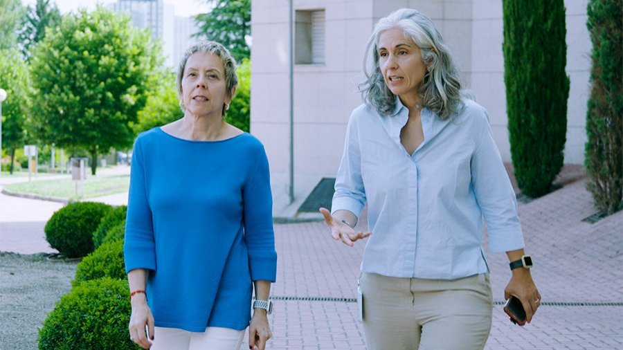 La investigadora del CNIO Marisol Soengas (izda.) y Marisol Quintero, CEO de Highlight Therapeutics