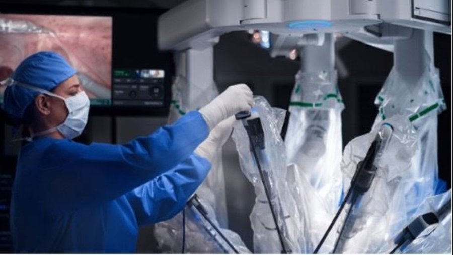 Sistema robótico da Vinci Sistema robótico da Vinci