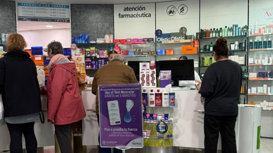 Test muscular rápido y no invasivo.Foto: Farmaliberty